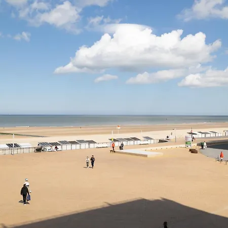 Appartement Seaview 6p - Type Bruxelles - 1 Bedroom - Family Bedroom - Direct Aan Het Gelegen, Frontaal Zeezicht *